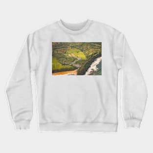 Farm On Napali Coastline Crewneck Sweatshirt